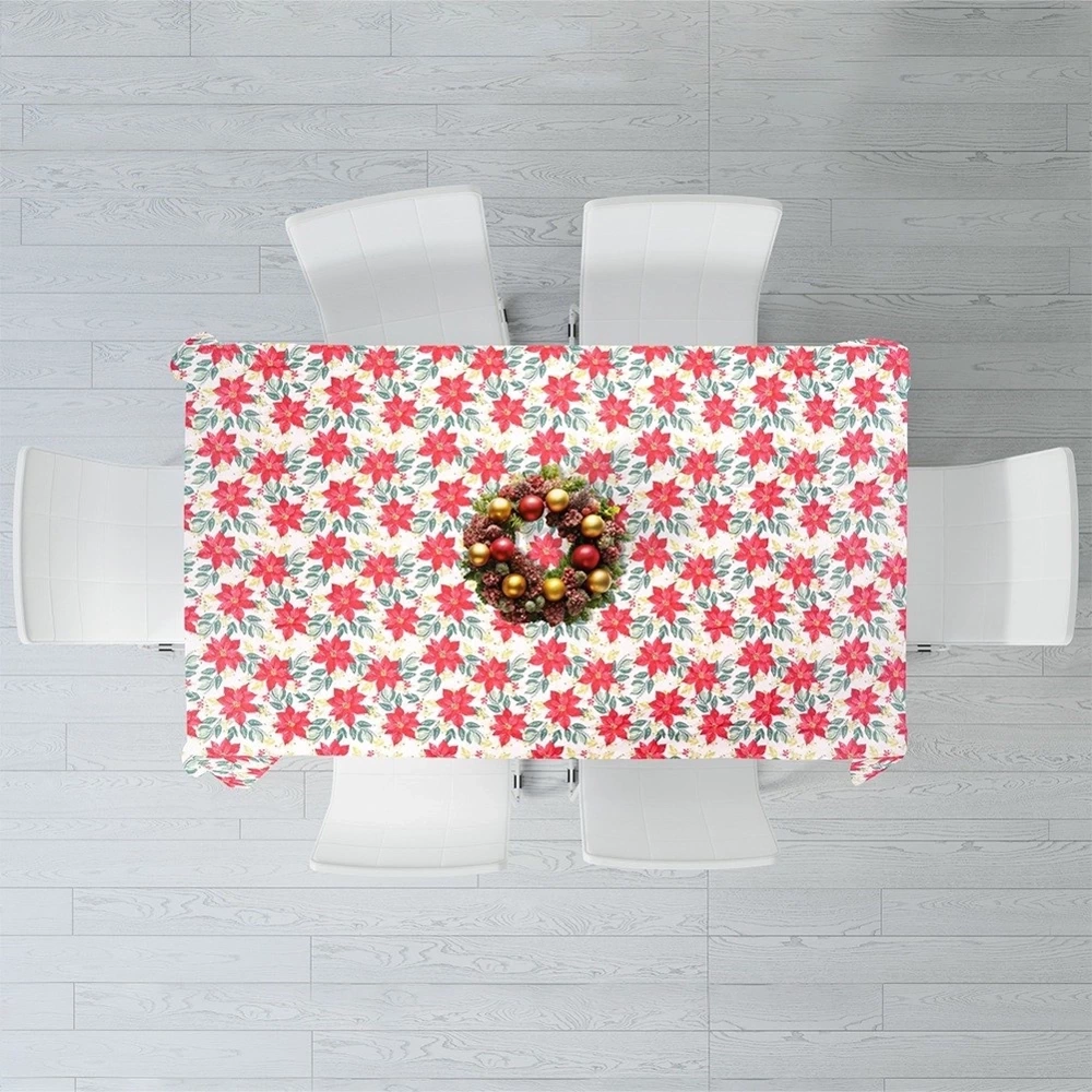 Obrus świąteczny plamoodporny 220x150 cm