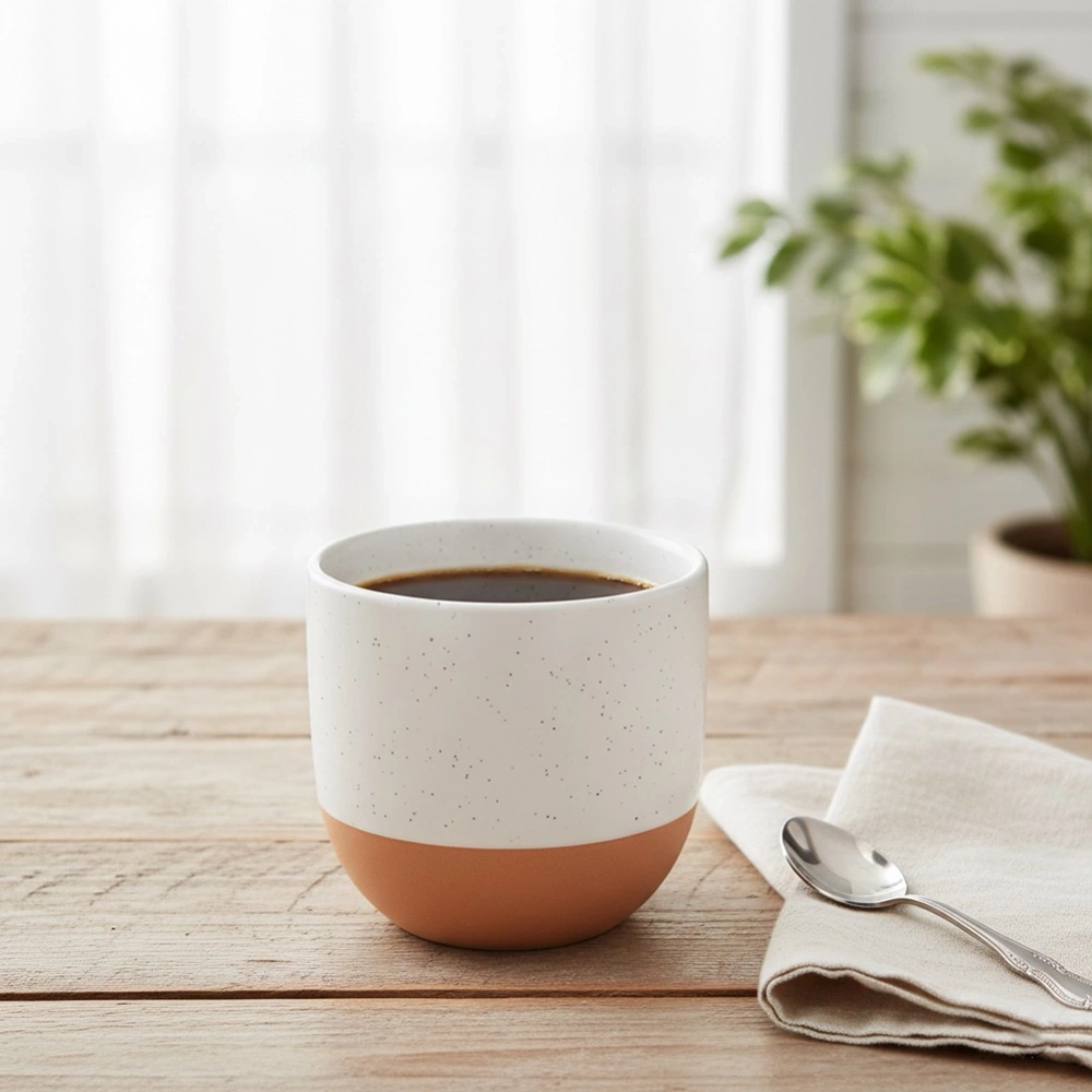 Kubek ceramiczny biały 290 ml