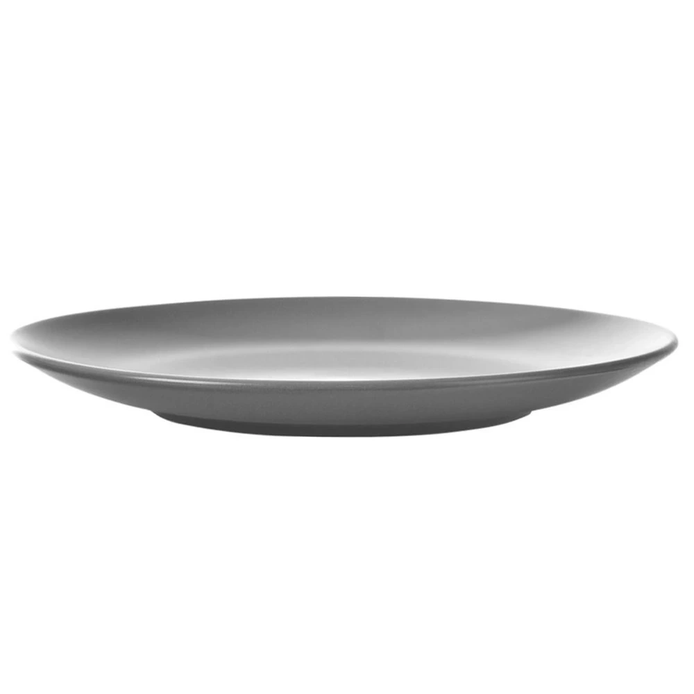 Talerz deserowy ceramiczny szary ALFA 21,5 cm