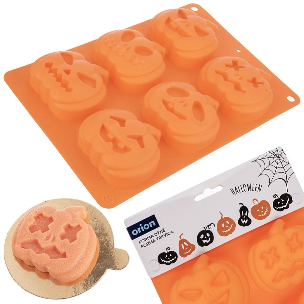 Forma do ciastek muffinek silikonowa Halloween 25x18x3 cm