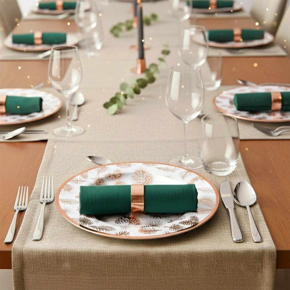 Podtalerz biały miedziany 33 cm