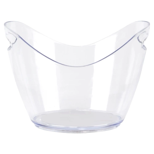 Wiaderko do lodu plastikowe przezroczyste 4 l