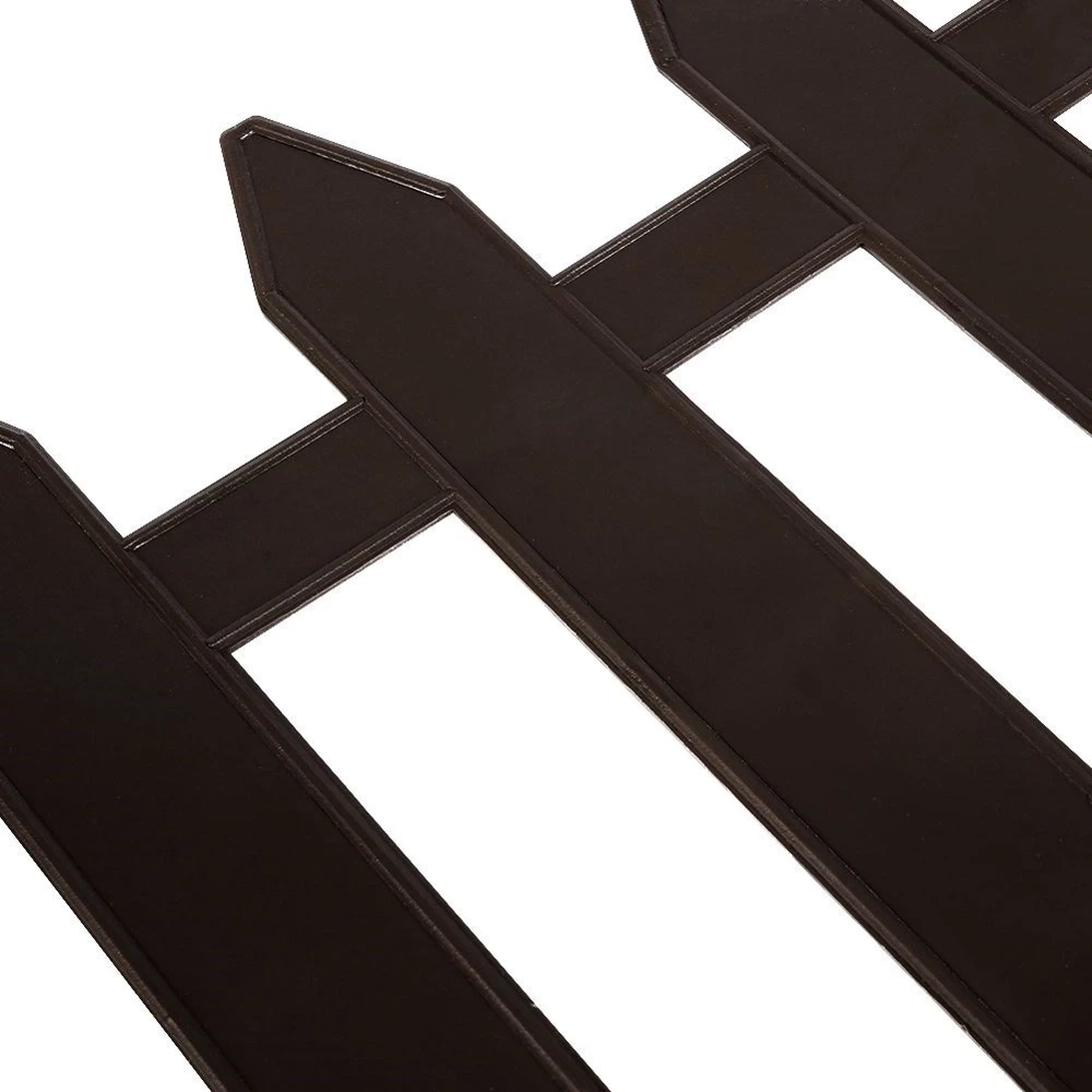 Płotek ogrodowy brązowy 30x30 cm 10 szt.