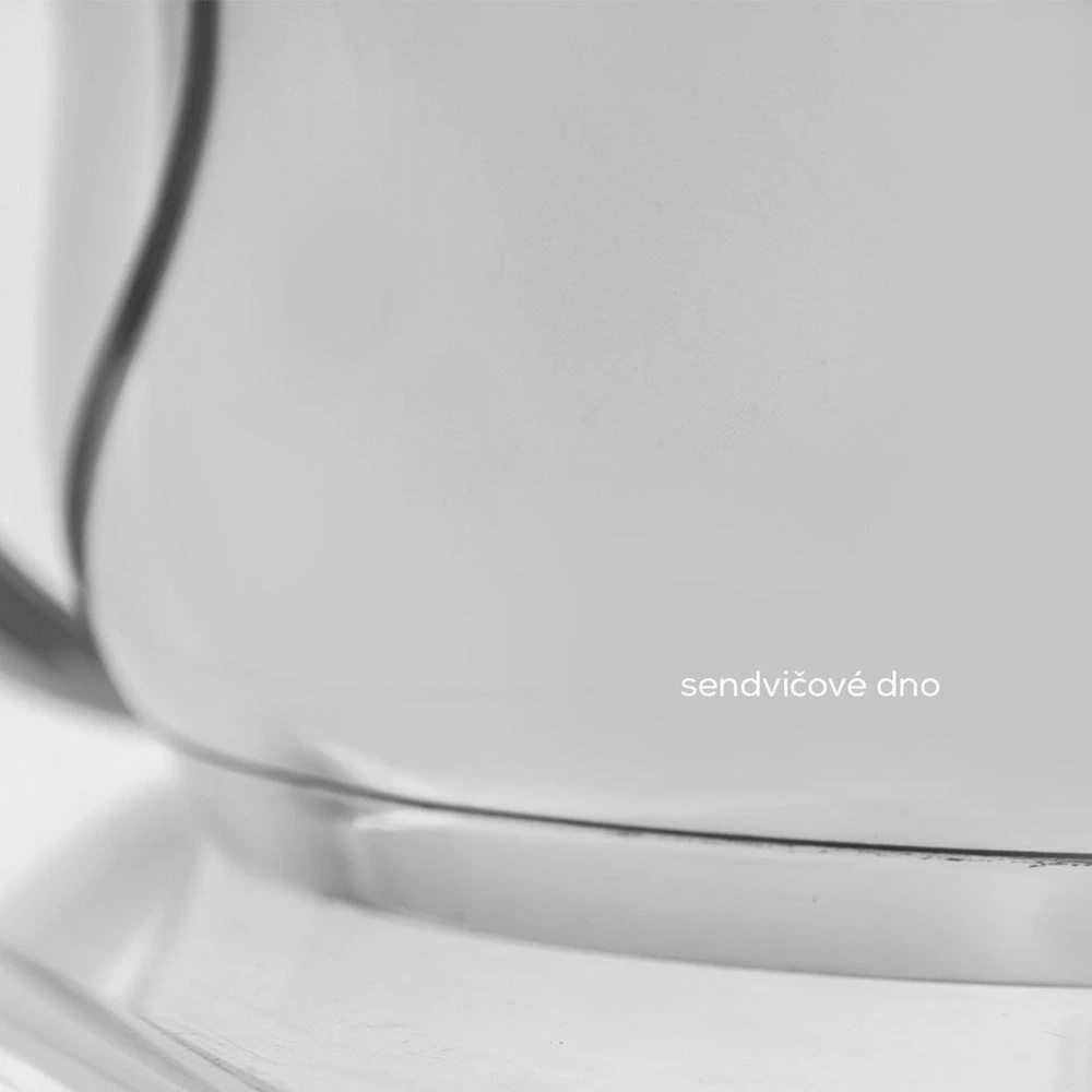 Garnek stalowy ze szklaną pokrywką DALIE 18 cm, 2,6 l