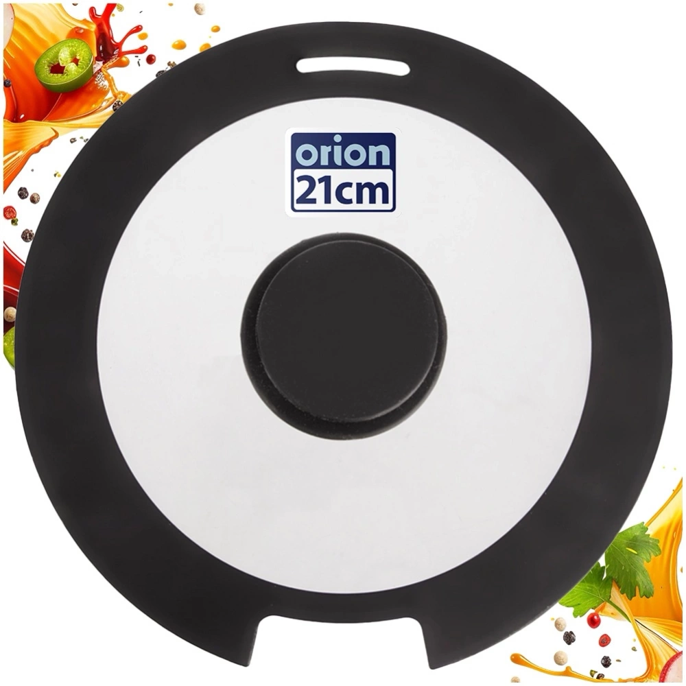 Pokrywka szklana silikonowa GRANDE COMBI 21 cm