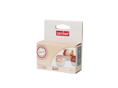 Foremki papierowe do pralinek 200 sztuk ZENKER 31280