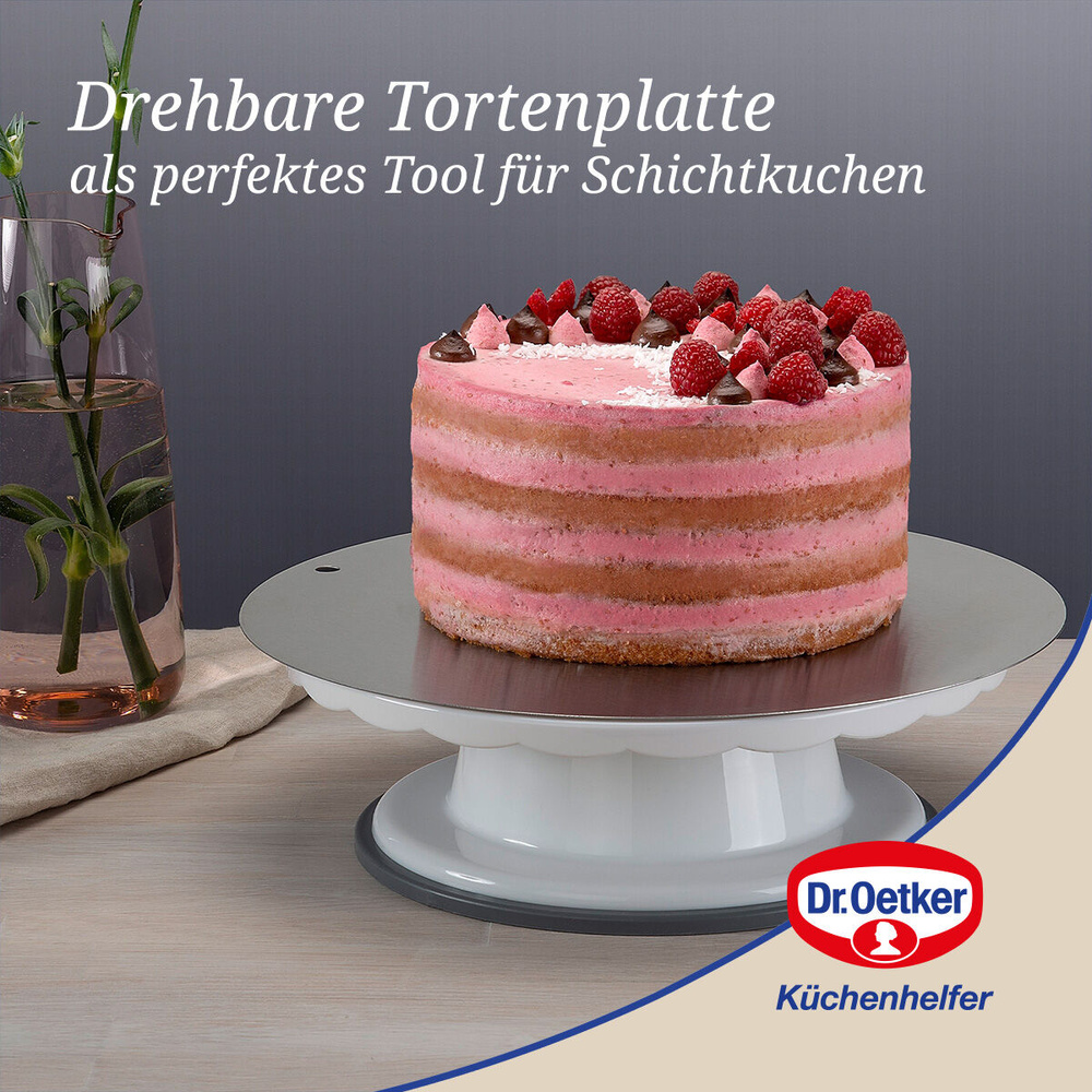 Obrotowa taca do ciast, Ø27 cm Dr. Oetker