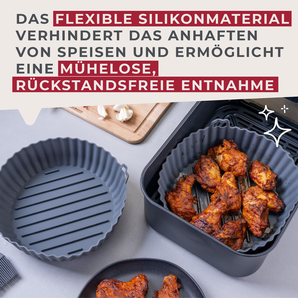 Forma silikonowa do pieczenia Ø23 cm do frytkownicy powietrznej