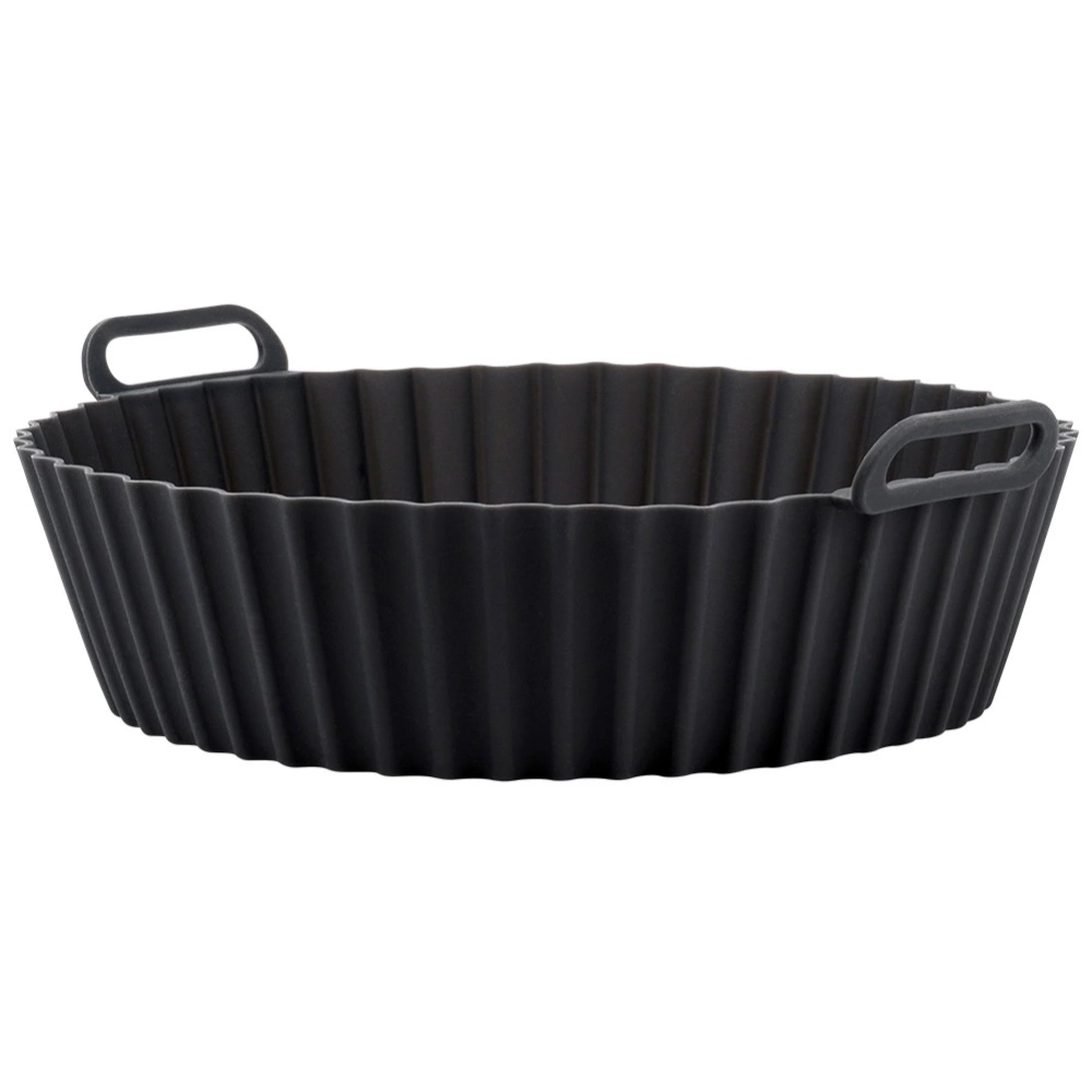 Wkład do frytkownicy Air Fryer beztłuszczowej silikonowy czarny 20,5 cm