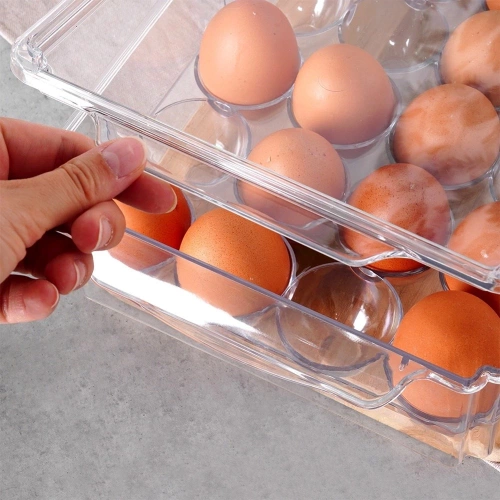 Pojemnik na jajka z pokrywką na 24 jajka