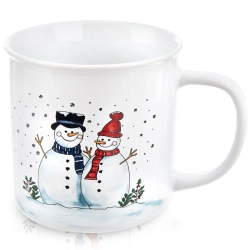 Kubek ceramiczny bałwan 470 ml