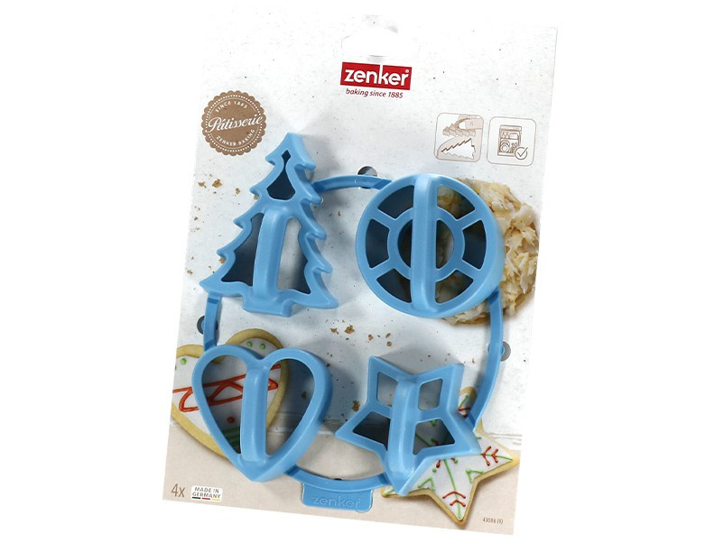 Foremki do wykrawania ciastek 4 szt. ZENKER 43006