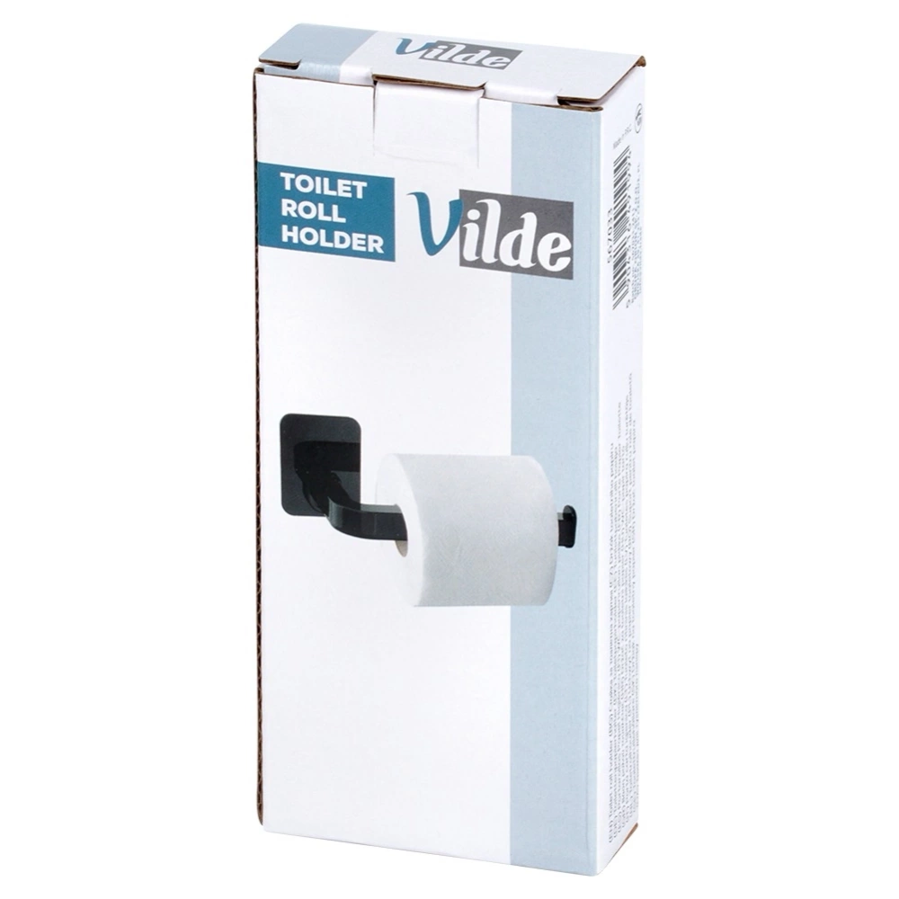 Uchwyt na papier toaletowy czarny 16,5 cm