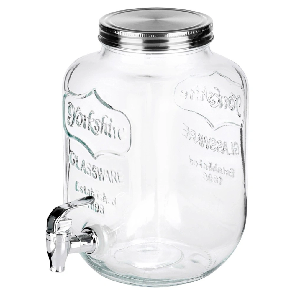 Słój do napojów z kranikiem szklany 4 l