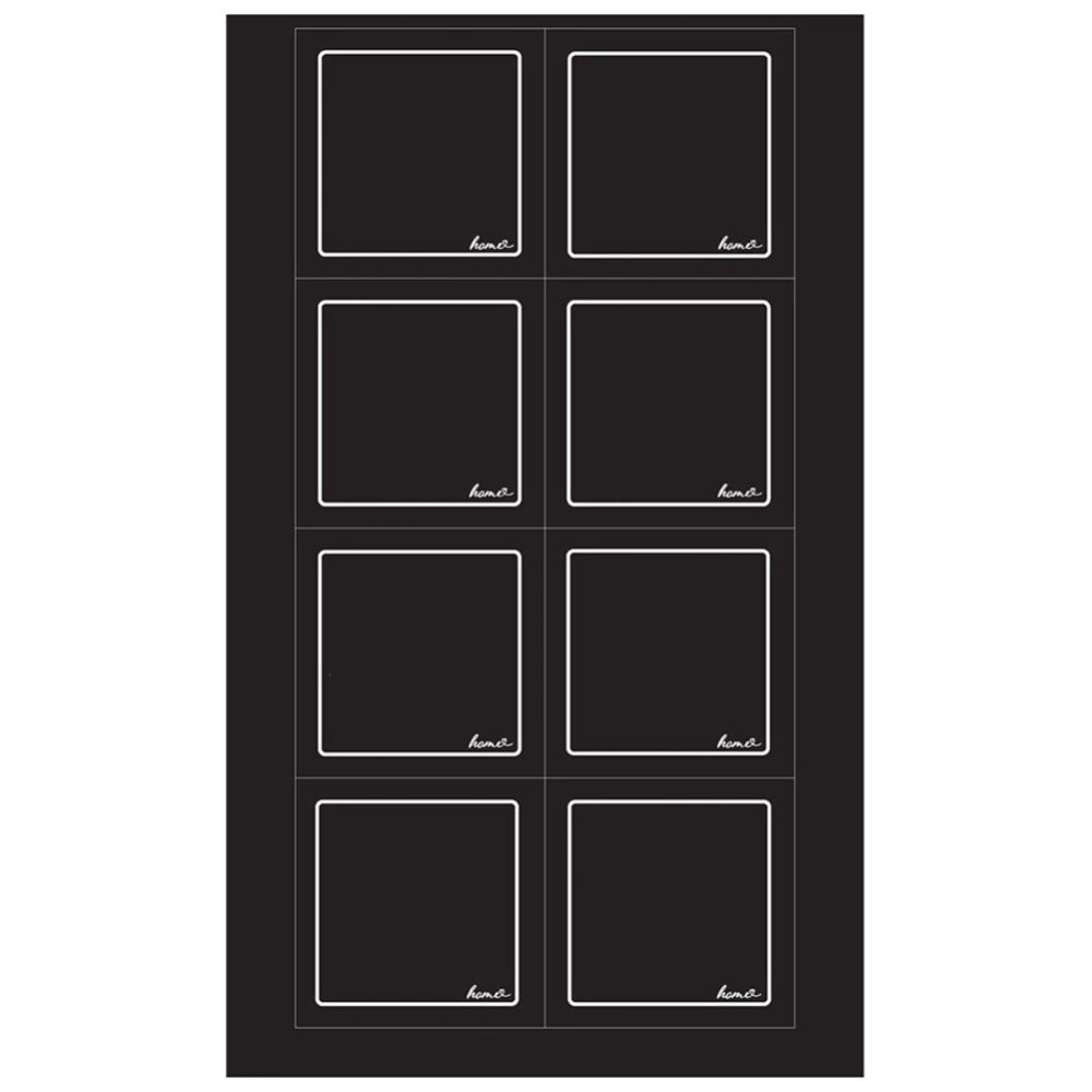 Etykiety samoprzylepne na słoiki czarne 24 szt.