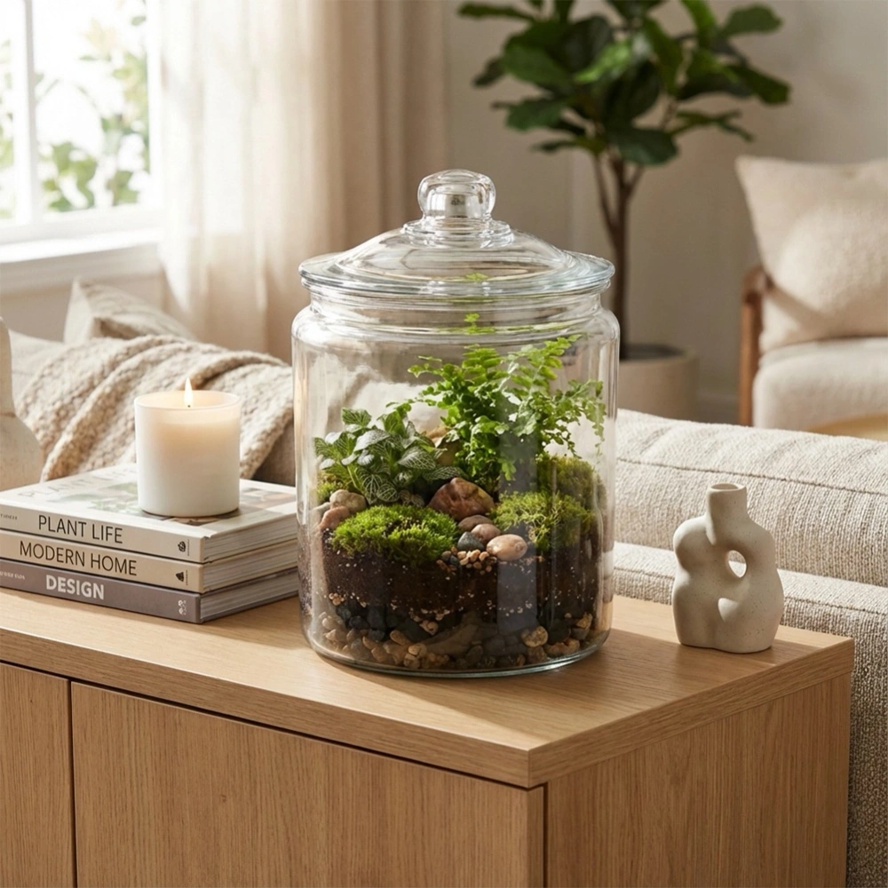 Pojemnik szklany z pokrywką i uszczelką 6 l