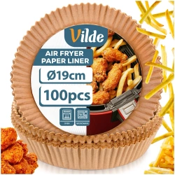 Wkład do frytkownicy beztłuszczowej Air Fryer papierowy 19 cm 100 szt.