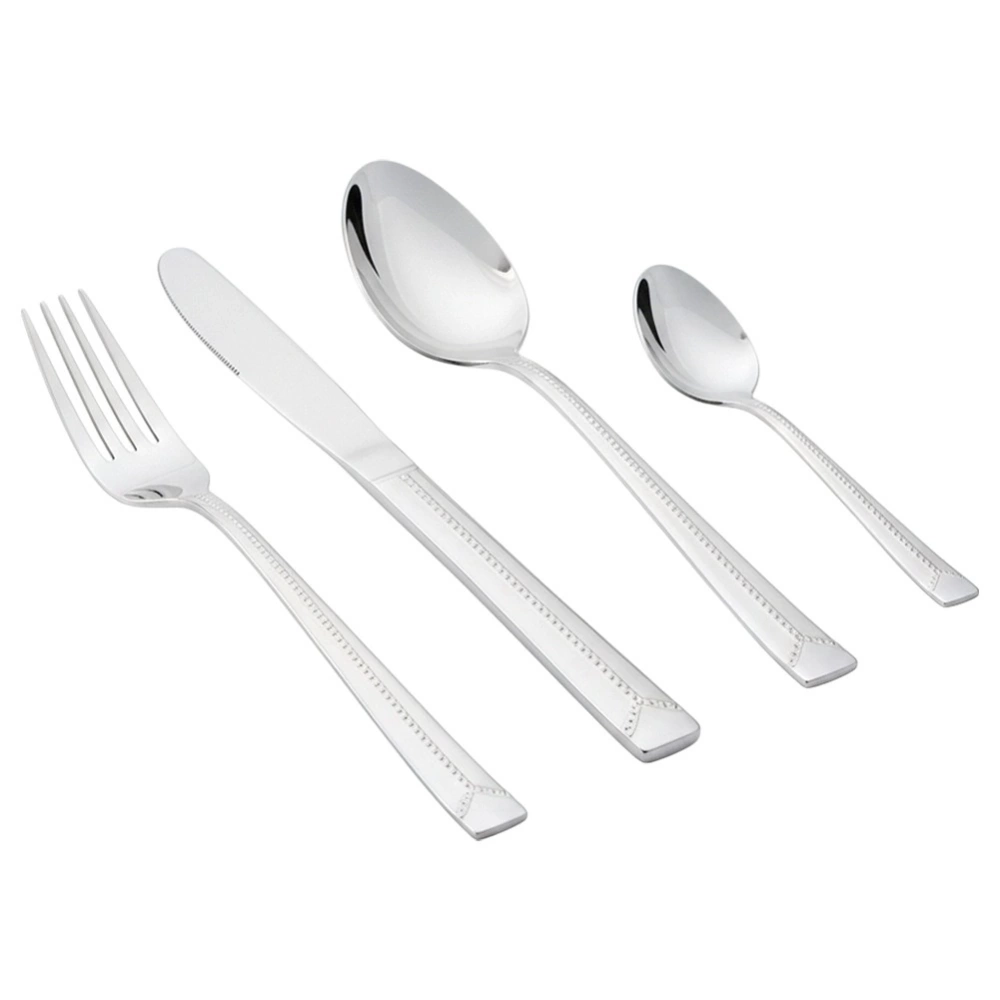 Zestaw sztućców stalowy dla 6 osób 24 el.