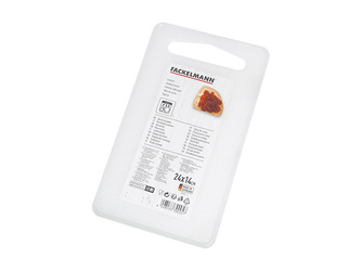 Deska do krojenia 24x14 cm przezroczysta FACKELMANN