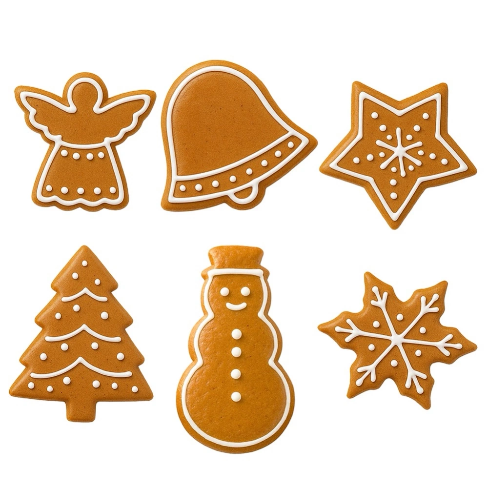 Wykrawacze do ciastek stalowe 6 szt.