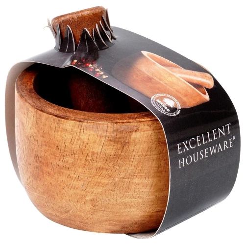 Moździerz do przypraw drewniany