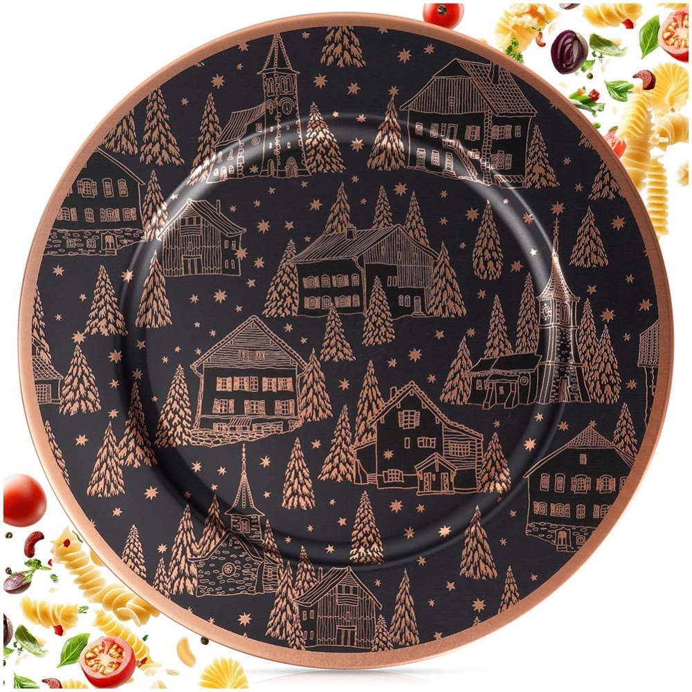 Podtalerz czarny miedziany 33 cm