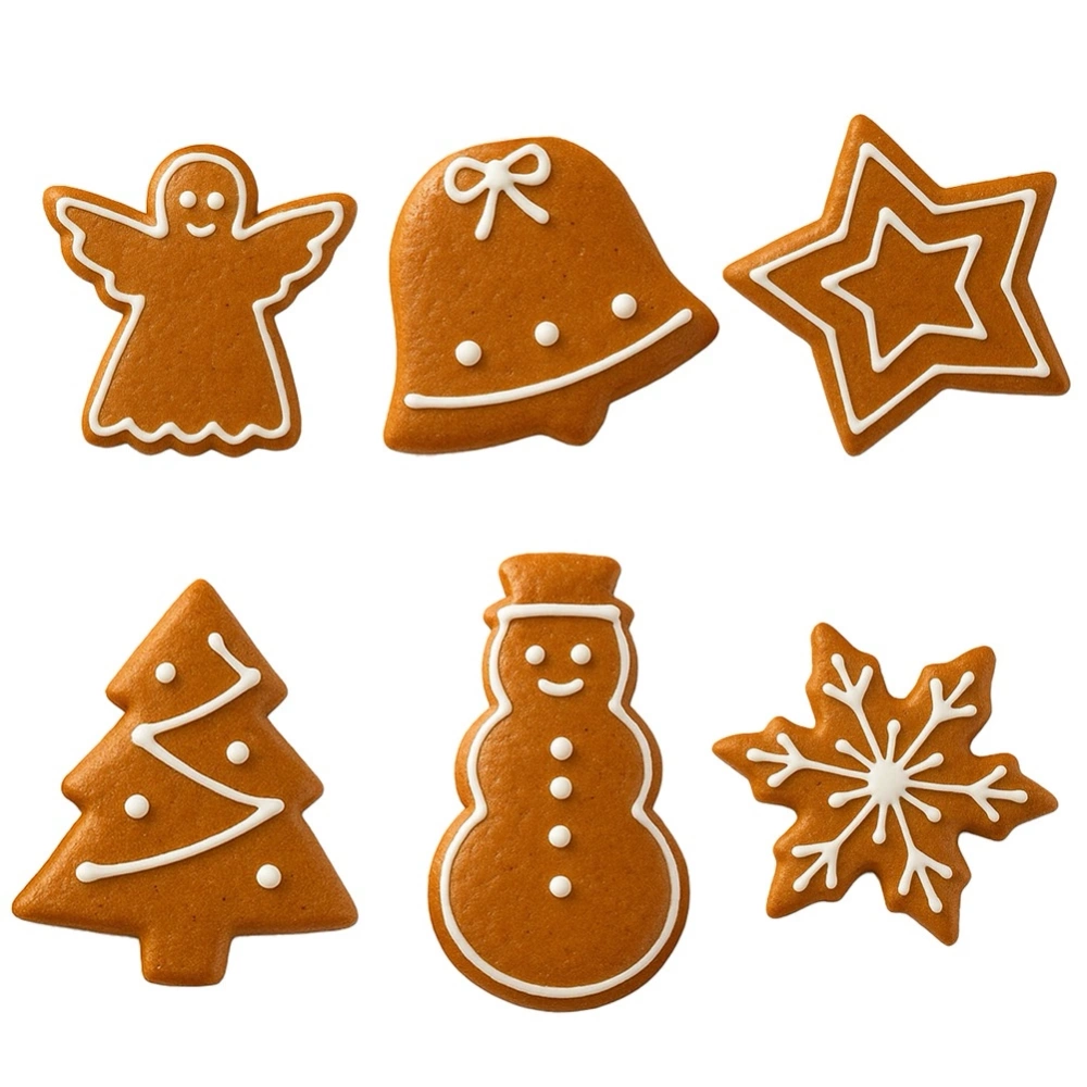 Wykrawacze do ciastek stalowe 6 szt.