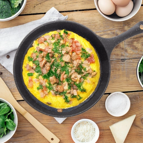 Patelnia granitowa głęboka GRANDE 24 cm, 2 l