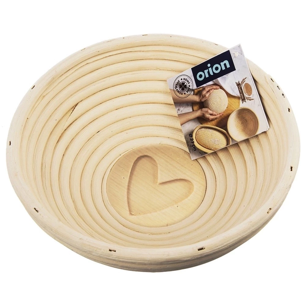 Koszyk do wyrastania ciasta na chleb rattanowy 1,2 kg / 21 cm