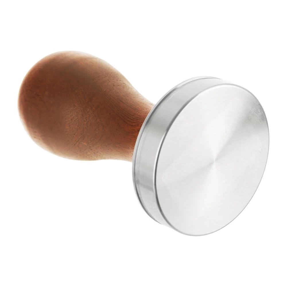 Tamper do kawy stalowy drewniany ubijak 5x9,5 cm