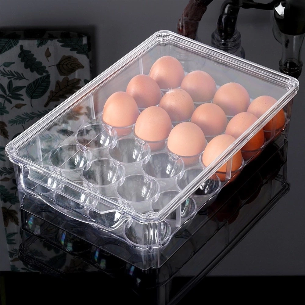 Pojemnik na jajka z pokrywką na 24 jajka