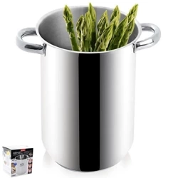 Garnek do szparagów i makaronu stalowy 14 cm, 3,2 l