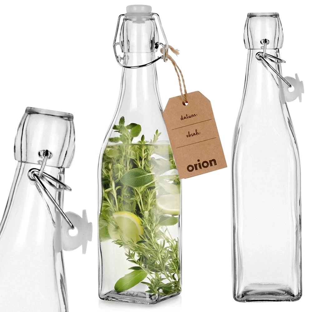Butelka z klipsem szklana 530 ml