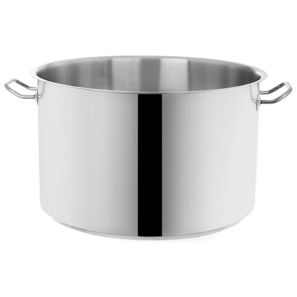 Garnek stalowy z pokrywką 40 cm, 30 l