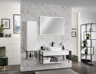 Szafka łazienkowa z dolna półką boczna New York Fackelmann