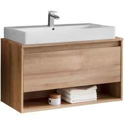 Szafka pod umywalkę + umywalka ceramiczna 81 cm Fackelmann