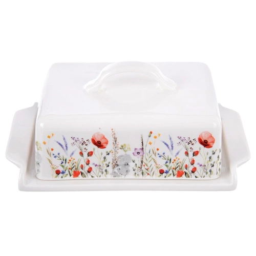 Maselniczka porcelanowa biała MAKI