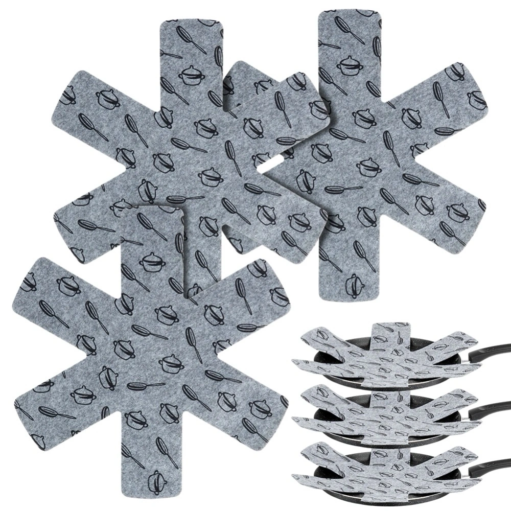 Przekładki ochronne do patelni filcowe 38 cm 3 szt.