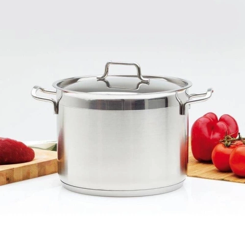 Garnek stalowy z pokrywką ANETT 30 cm, 8,5 l