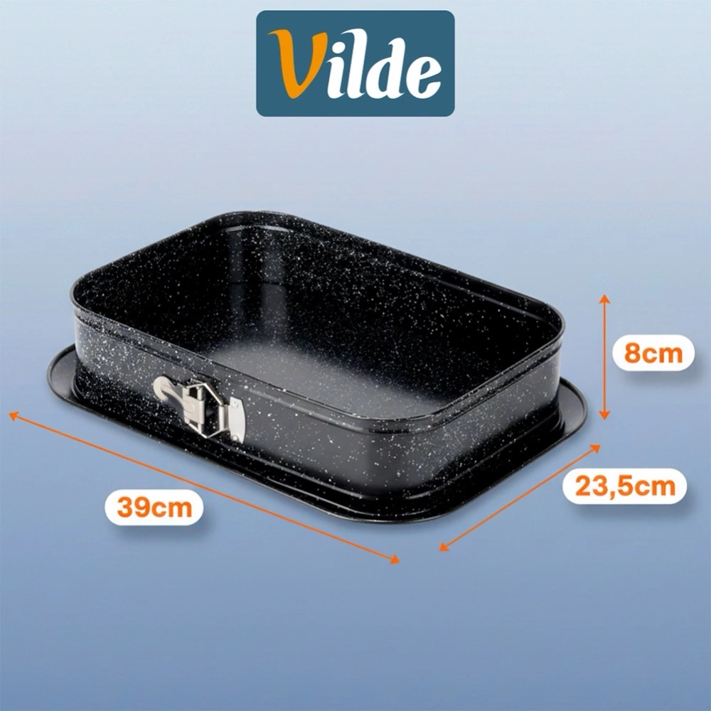 Forma do pieczenia granitowa rozpinana 35x24x6,5 cm