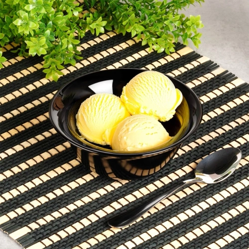 Miseczki szklane czarne 300 ml 6 szt.