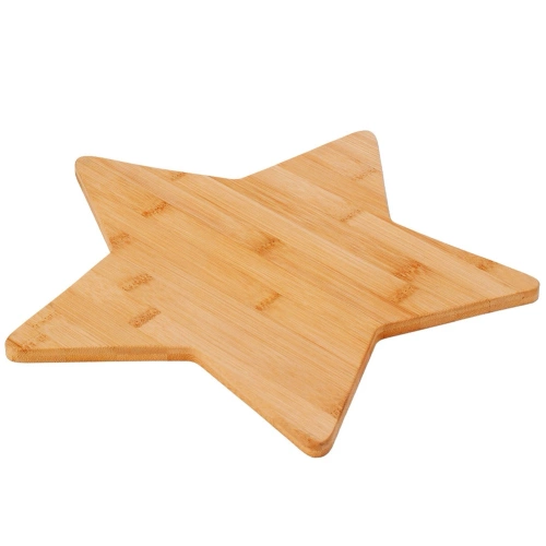 Deska do krojenia i serwowania bambusowa gwiazda