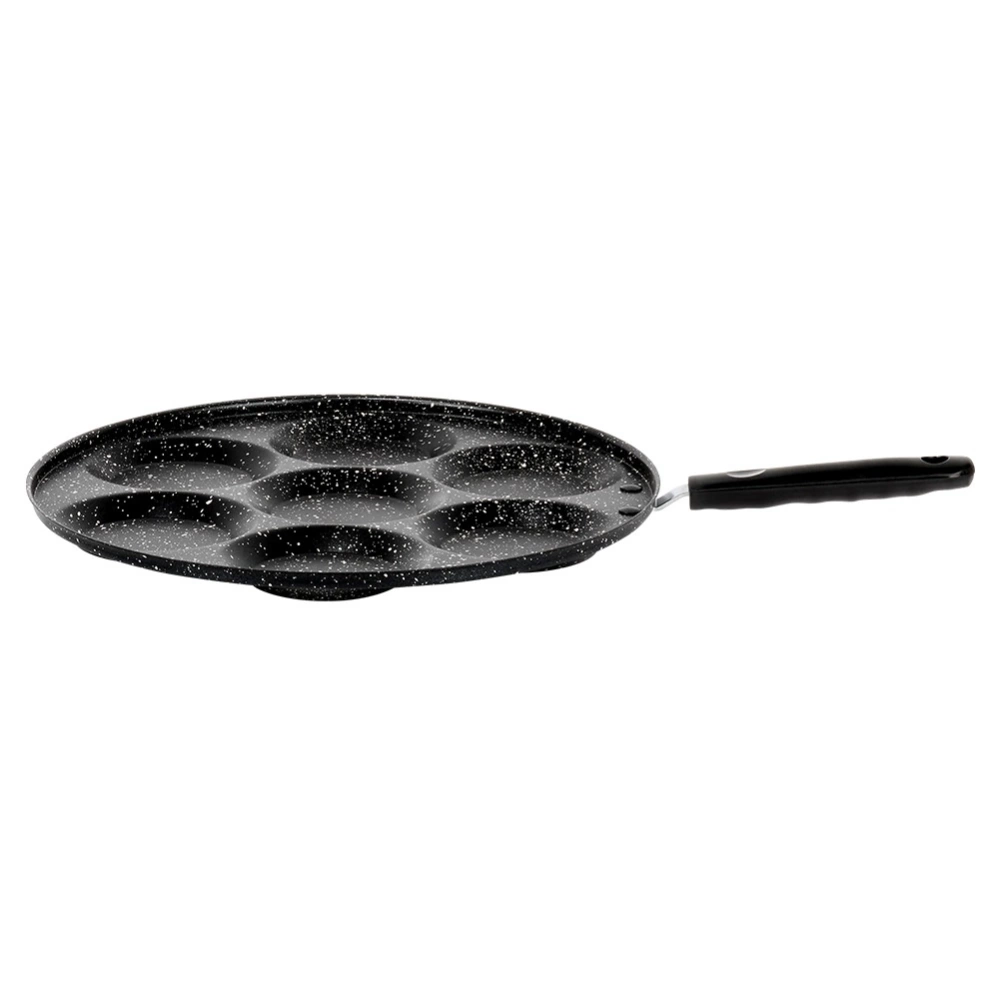Patelnia do jajek granitowa 7 otworów BASIC LINE 30 cm