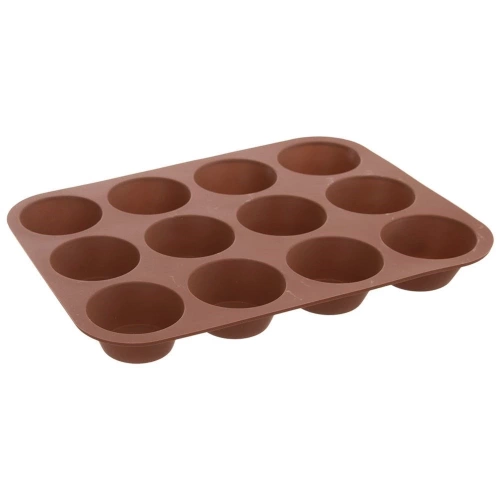 Forma do muffinek silikonowa brązowa SILLINIE