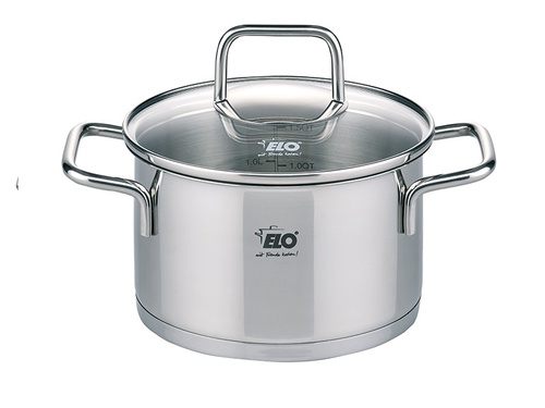 ELO Citrin Garnek z pokrywką do gotowania 12 cm 0,6 L 