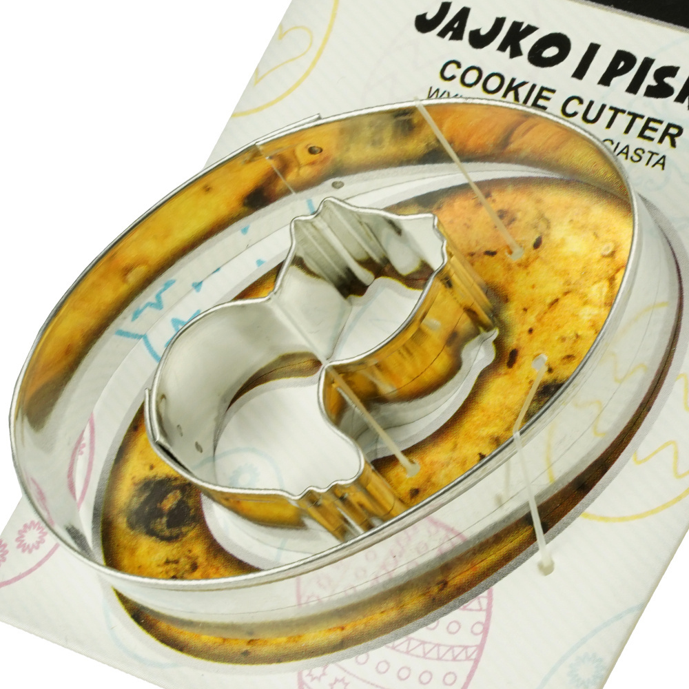 Foremka świąteczna wykrawacz do ciastek Jajko i pisklę