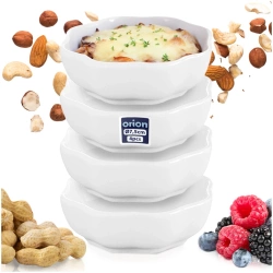 Miseczki na przekąski porcelanowe 7,5 cm, 50 ml 4 szt.