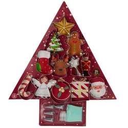 Wykrawacze do ciastek stalowe 17 el.