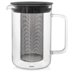 Dzbanek z zaparzaczem do herbaty szklany żaroodporny 1,55 l