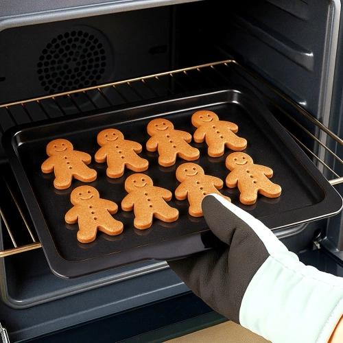 Blacha do pieczenia emaliowana prostokątna 40x35,5x2 cm